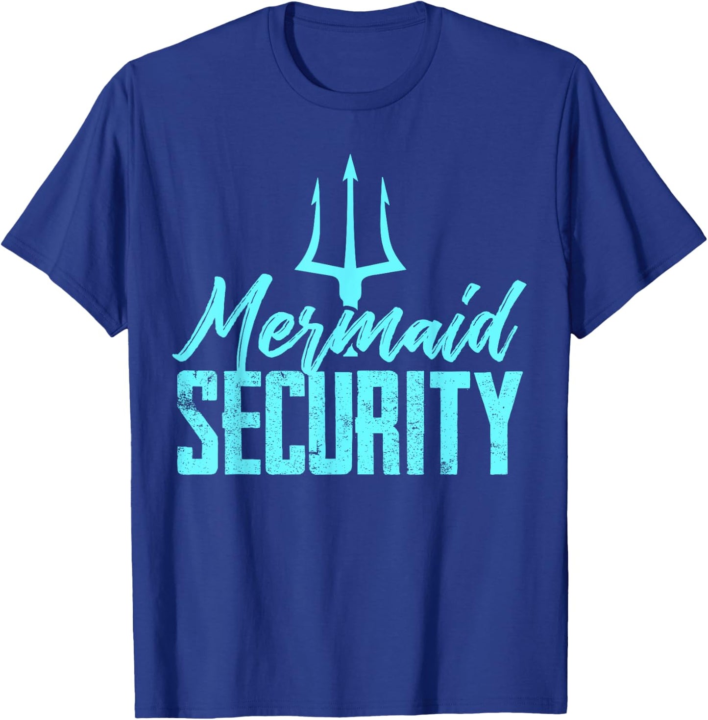 Mermaid Birthday Security Party T Shirt Dad Gift T-Shirt - T-Shirt | Royal