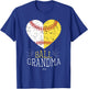 Cute Mom Funny Baseball T Shirt Ball Grandma Softball Gifts T-Shirt - T-Shirt | Royal
