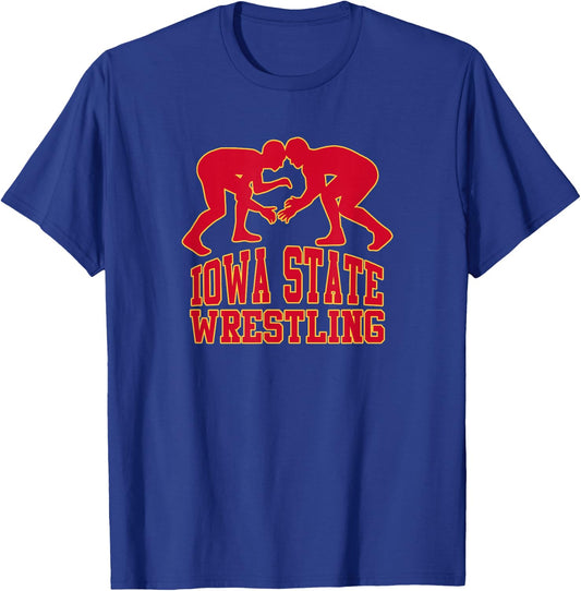 Iowa State Wrestling T-Shirt - T-Shirt | Royal