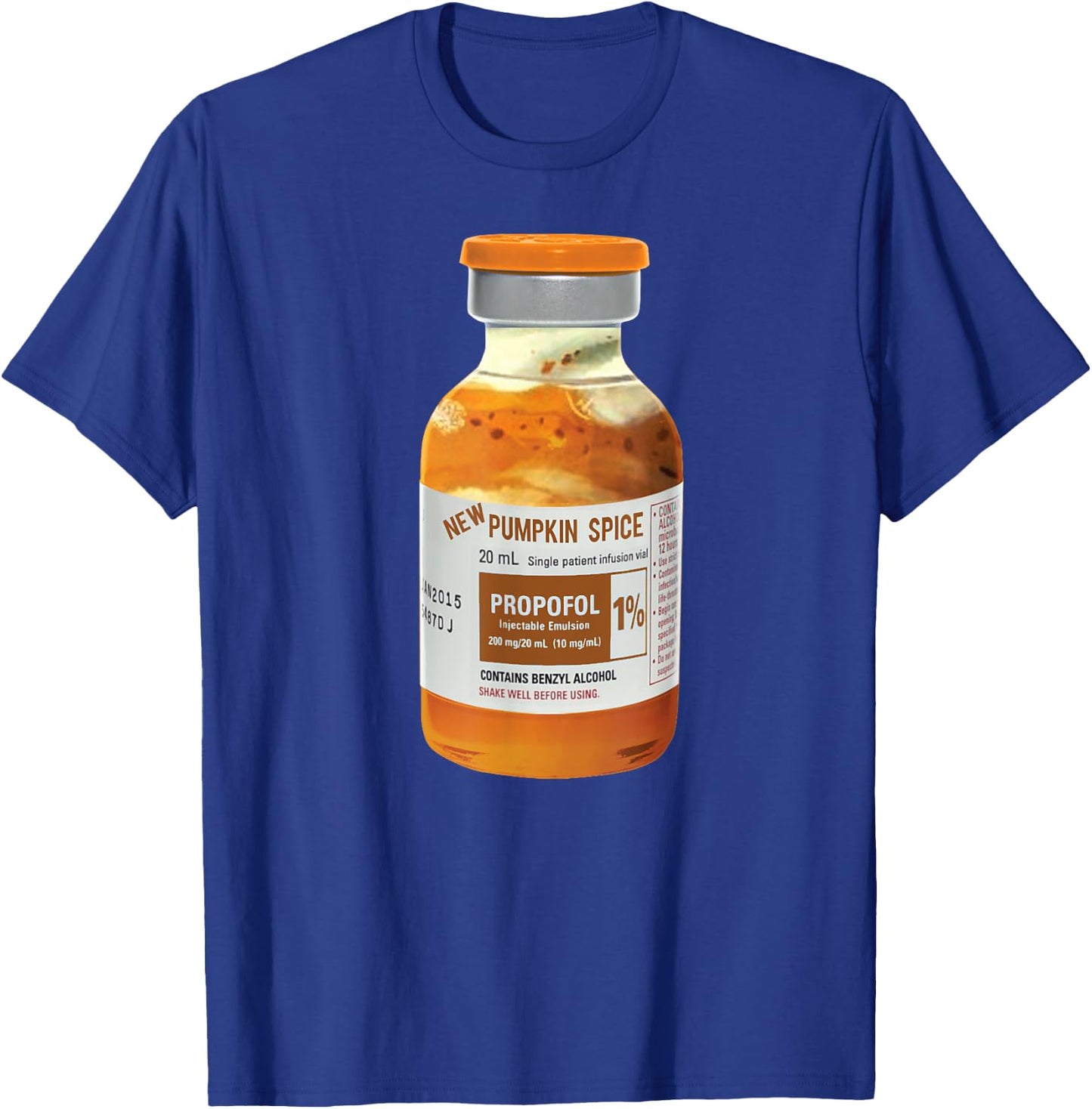 Pumpkin Spice Propofol Nurses design T-Shirt - T-Shirt | Royal