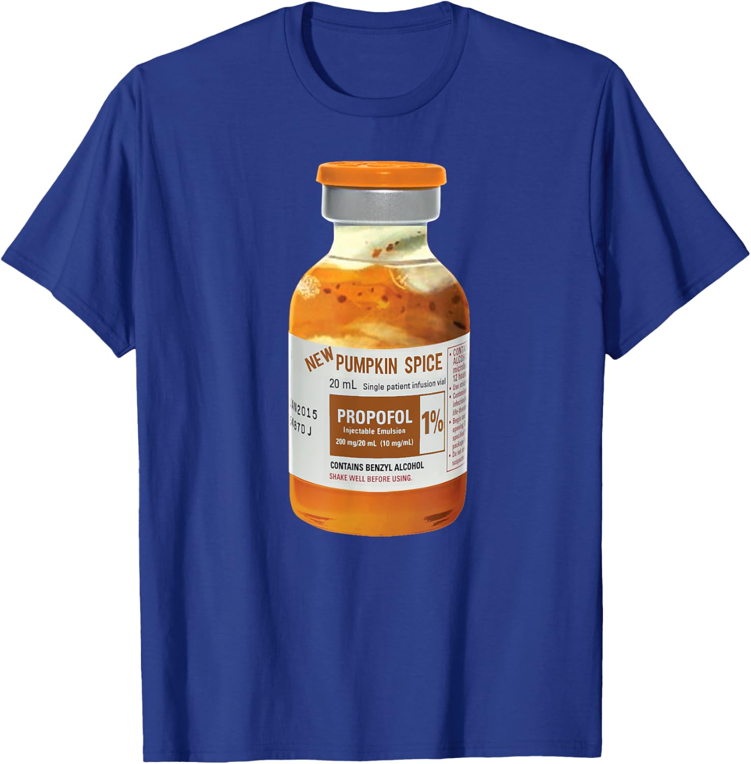 Pumpkin Spice Propofol Nurses design T-Shirt - T-Shirt | Royal