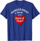 Pain Management Nurse Gift Nursing Work Heart Cute RN Shirt T-Shirt - T-Shirt | Royal