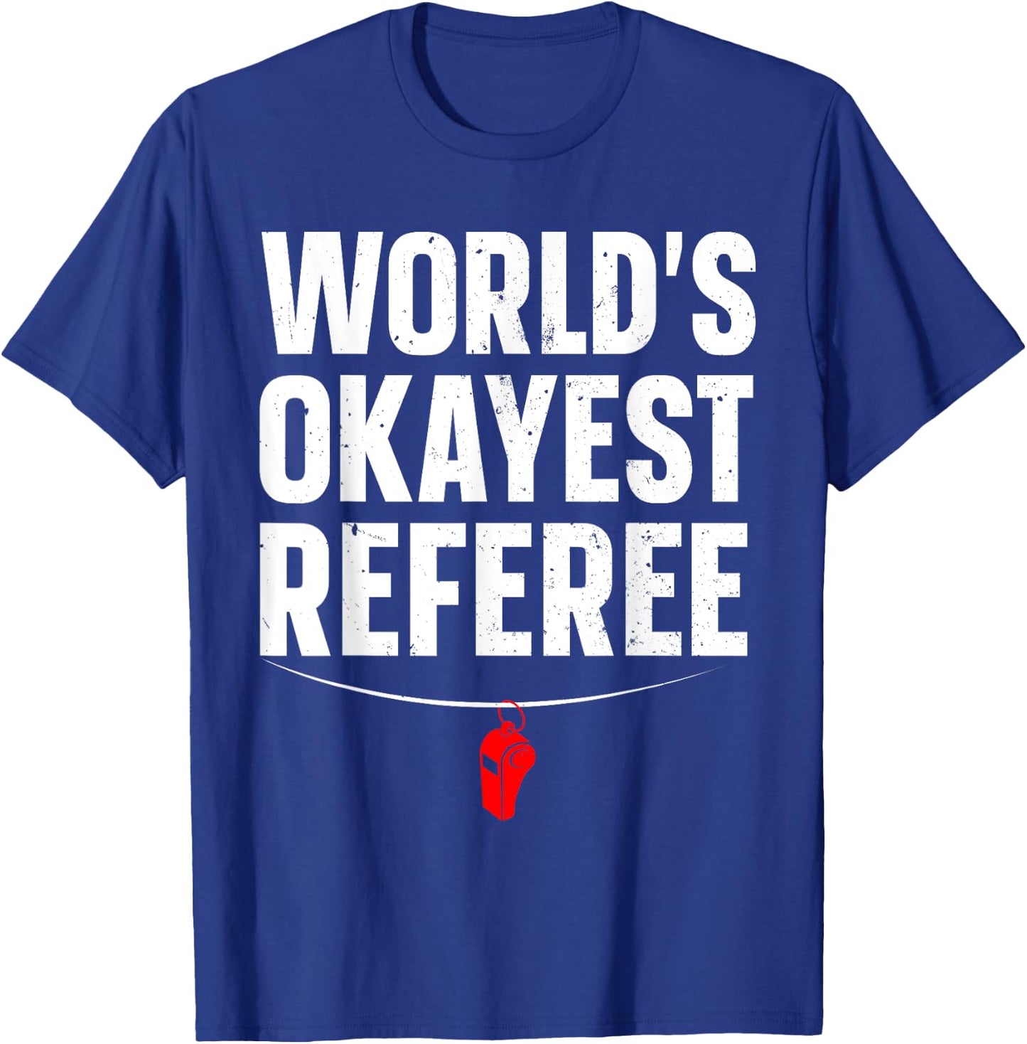 Funny Referee Art Women Sports Ref Stuff Gag Referee T-Shirt - T-Shirt | Royal