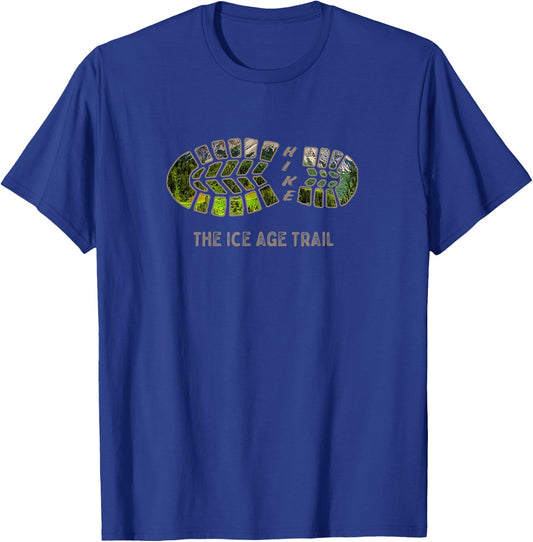 National Scenic Trails , Hike the Ice Age Trail T-Shirt - T-Shirt | Royal