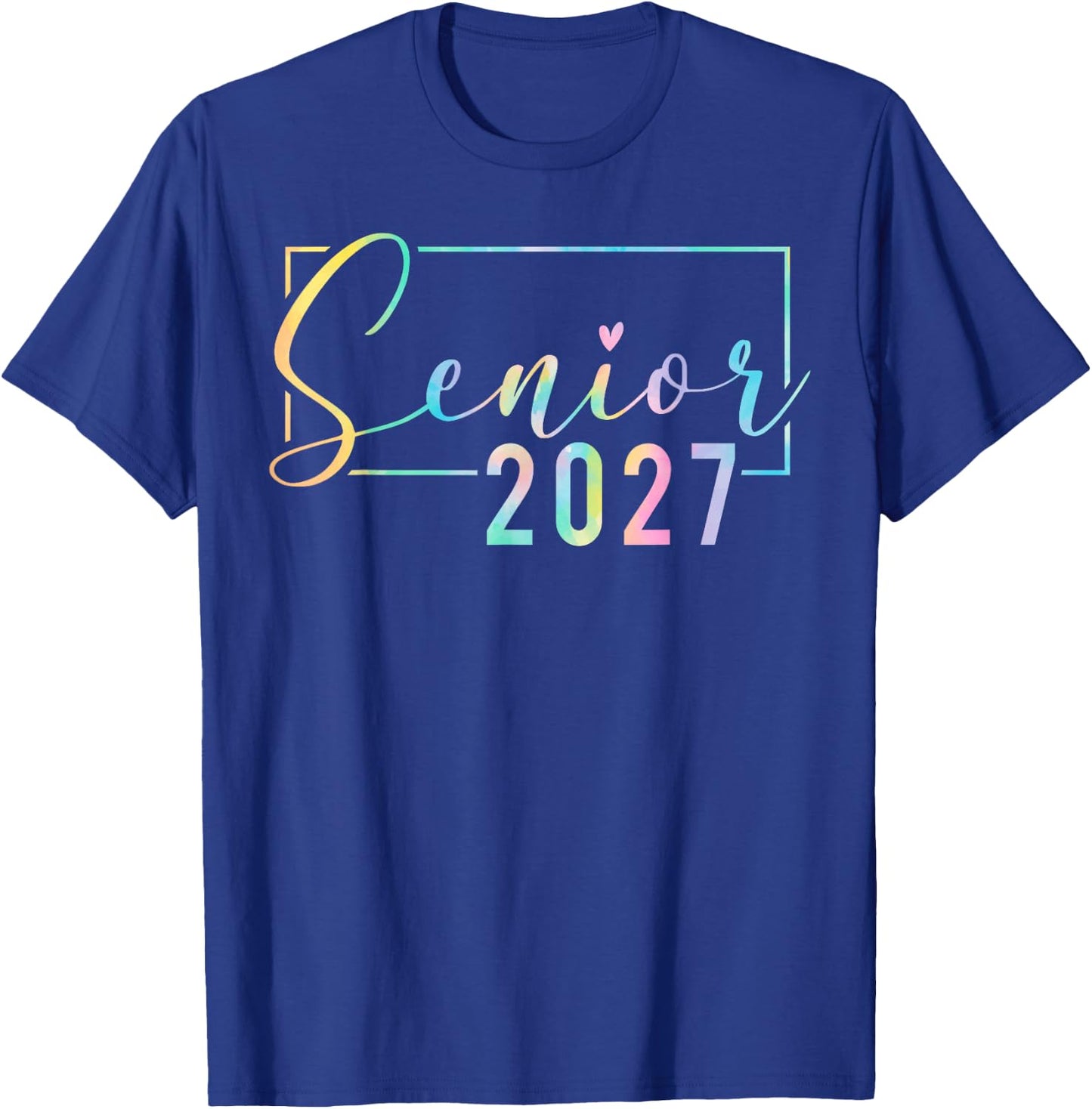 Senior 2027 Vintage High School Graduation Class of 2027 T-Shirt - T-Shirt | Royal