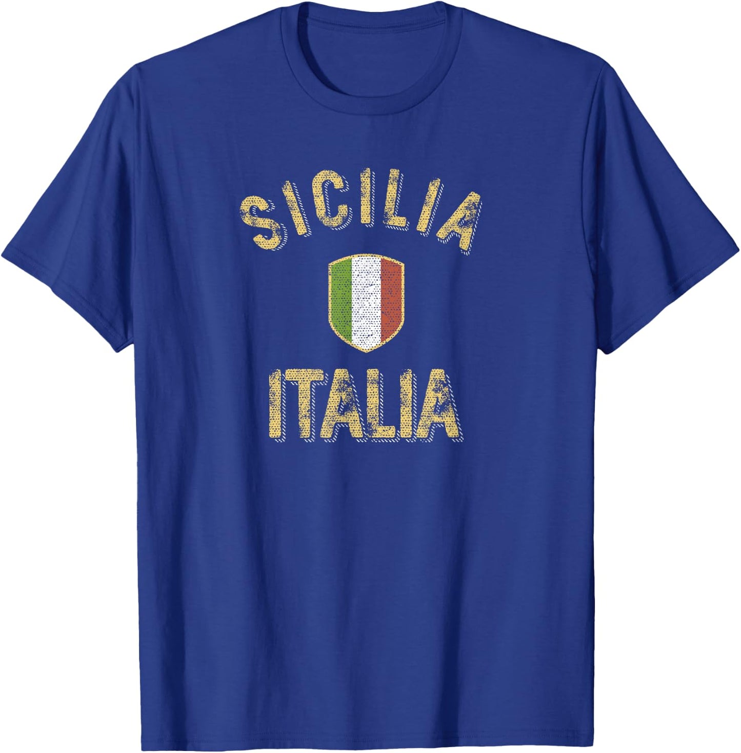 Sicilia Italia - Vintage Sicily Italy T-Shirt - T-Shirt | Royal