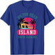Retro Cool Hilton Head Island SC Beach Souvenir Novelty Art Women Girls Kids T-Shirt - T-Shirt | Royal