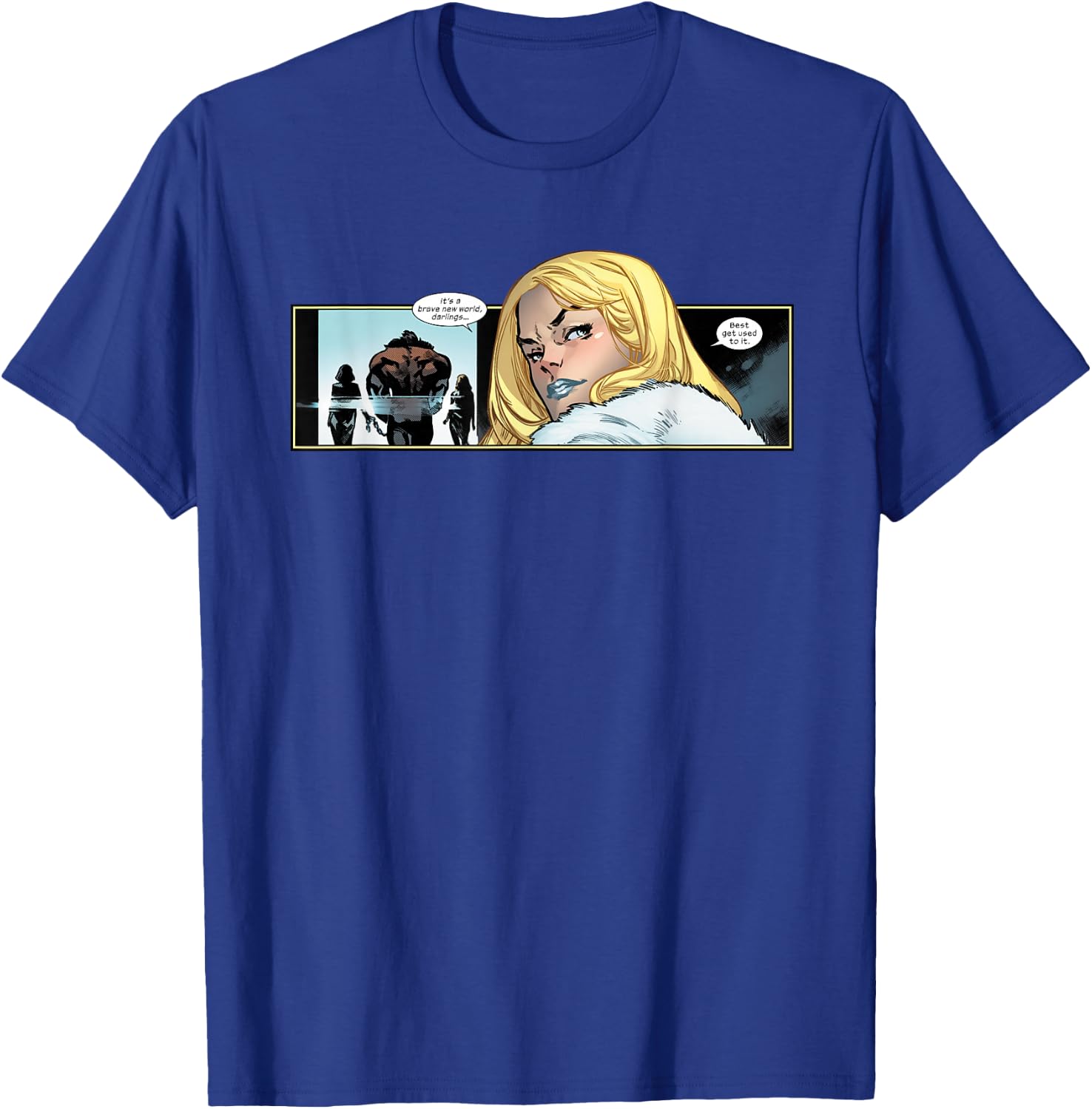 Marvel House of X Emma Frost Brave New World Comic Panel T-Shirt - T-Shirt | Royal