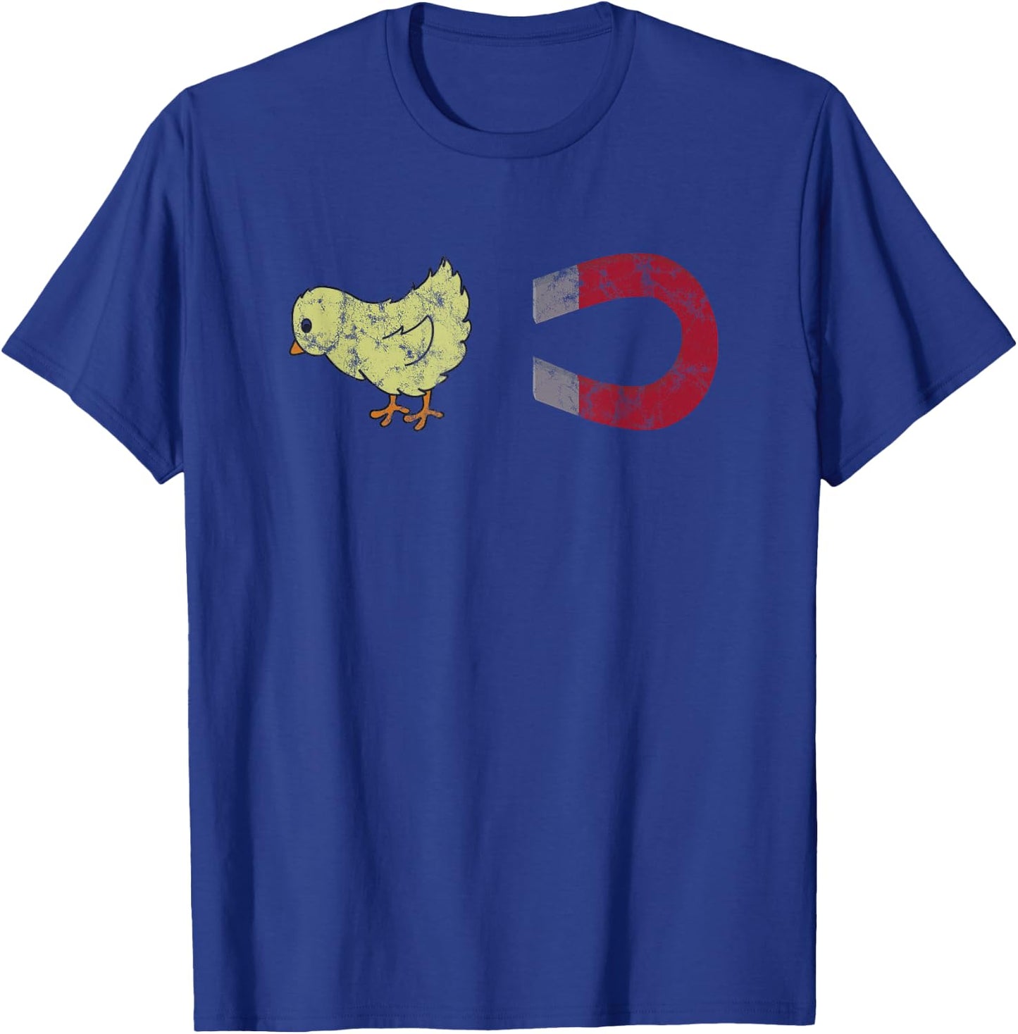 Baby Chick & Magnet T-Shirt - T-Shirt | Royal