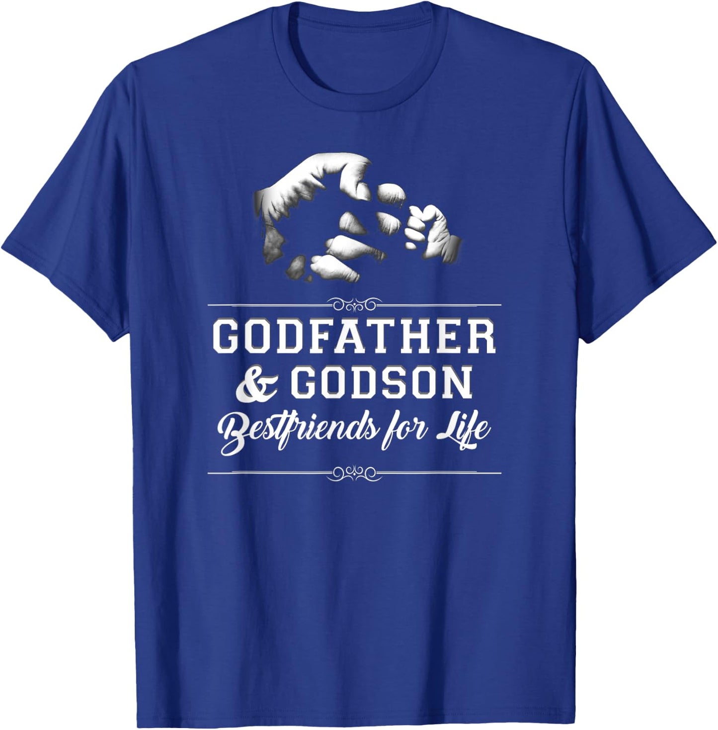 Godfather Godson Friends Fist Bump Family Cool T-Shirt - T-Shirt | Royal