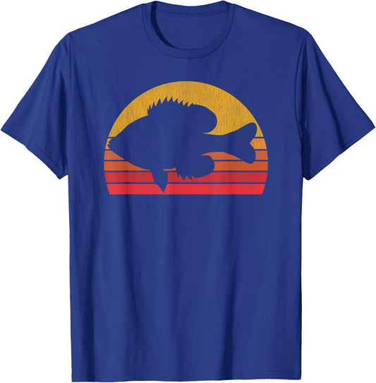 Bluegill Fishing - Panfish Retro Fisherman Gift T-Shirt - T-Shirt | Royal