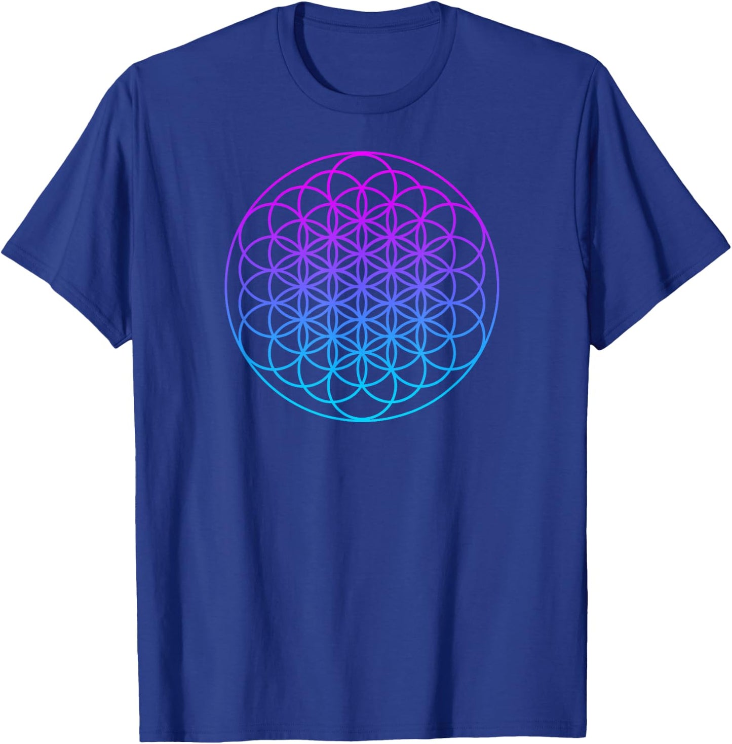 Sacred Geometry Shirt - Flower of Life T-Shirt - T-Shirt | Royal