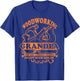 Funny Dad Grandad Gift Woodworking Grandpa Gift T-Shirt - T-Shirt | Royal