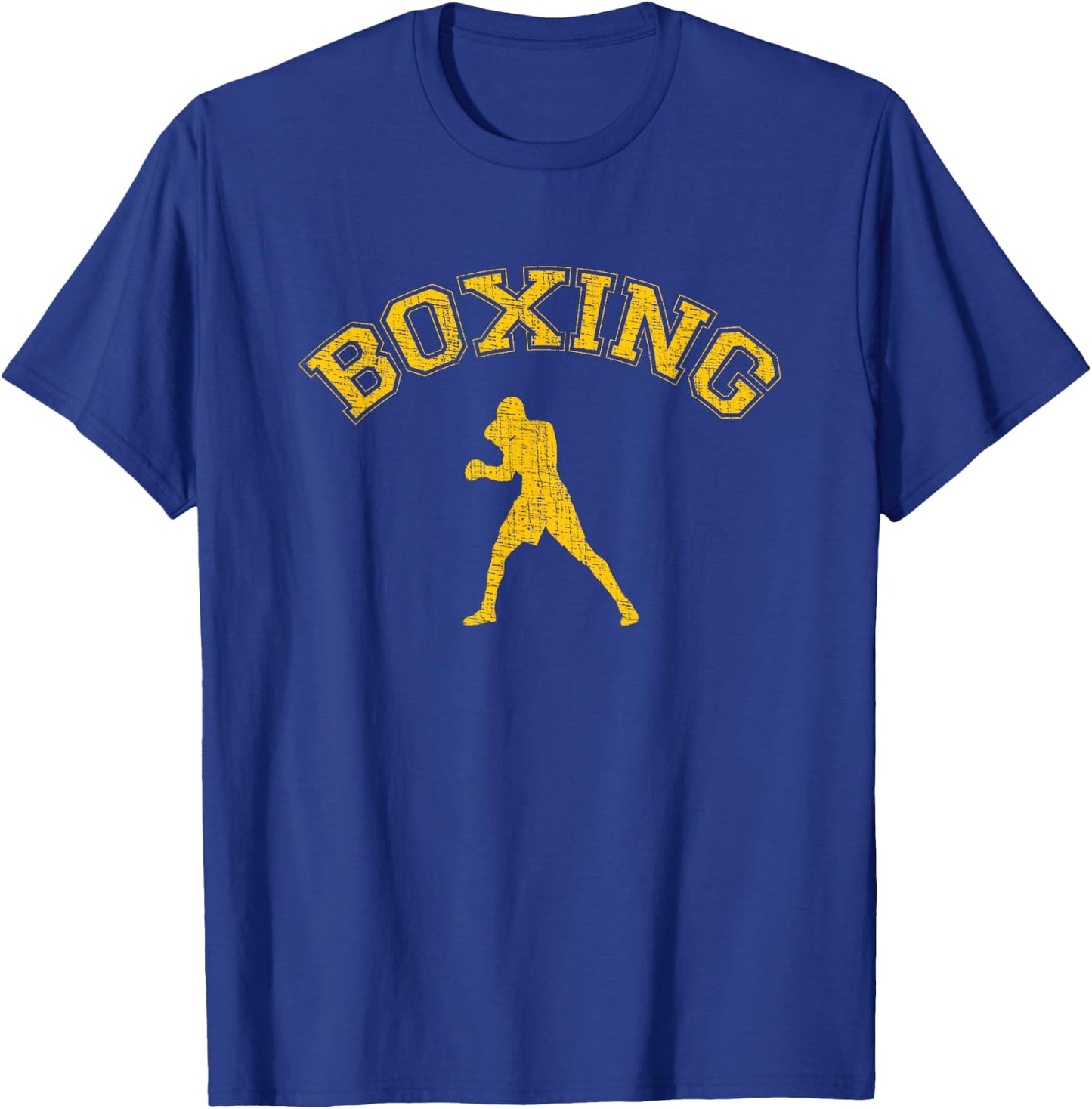 Classic College-style Boxing T-Shirt - T-Shirt | Royal