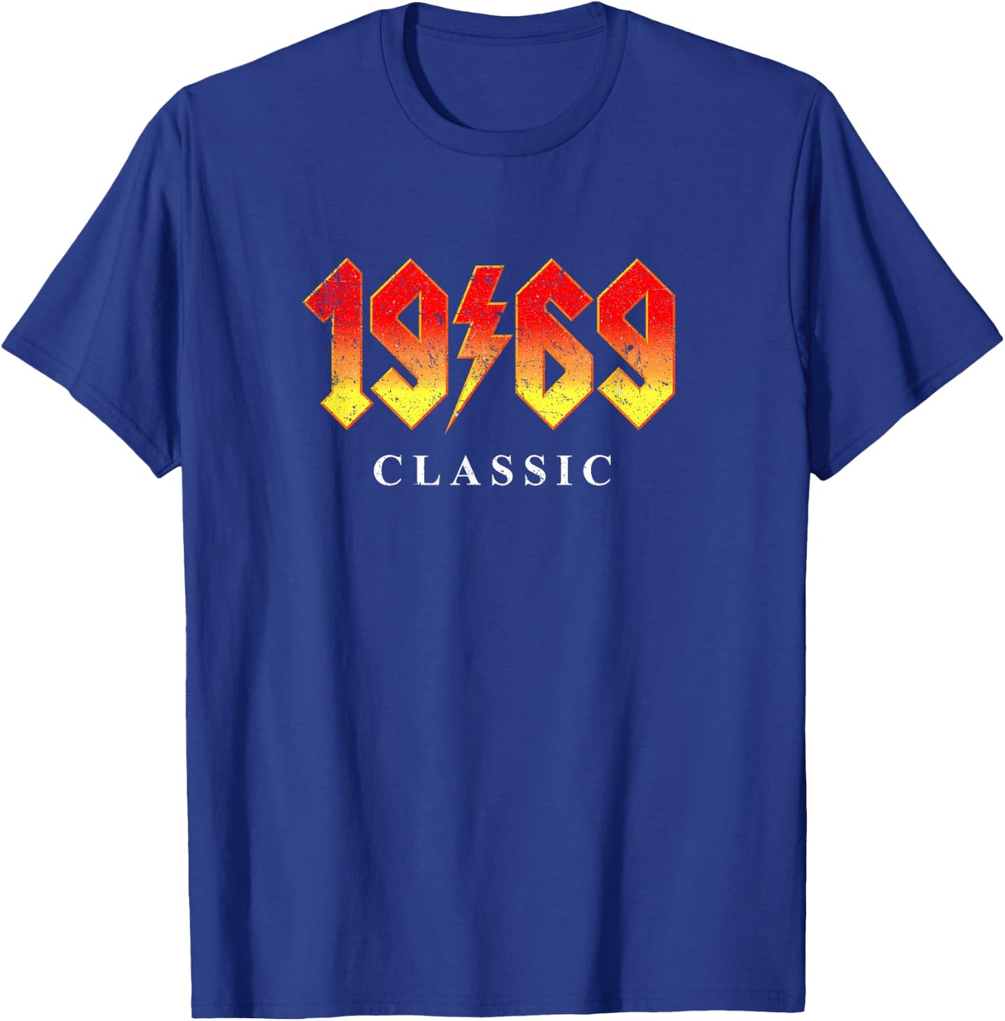 Vintage 1969 Classic Rock Legend 55 Year Old 55th Birthday T-Shirt - T-Shirt | Royal