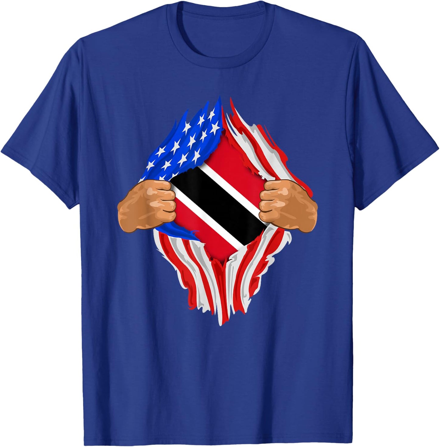 Trinidad and Tobago Blood Inside Me | Flag Gift T-Shirt - T-Shirt | Royal