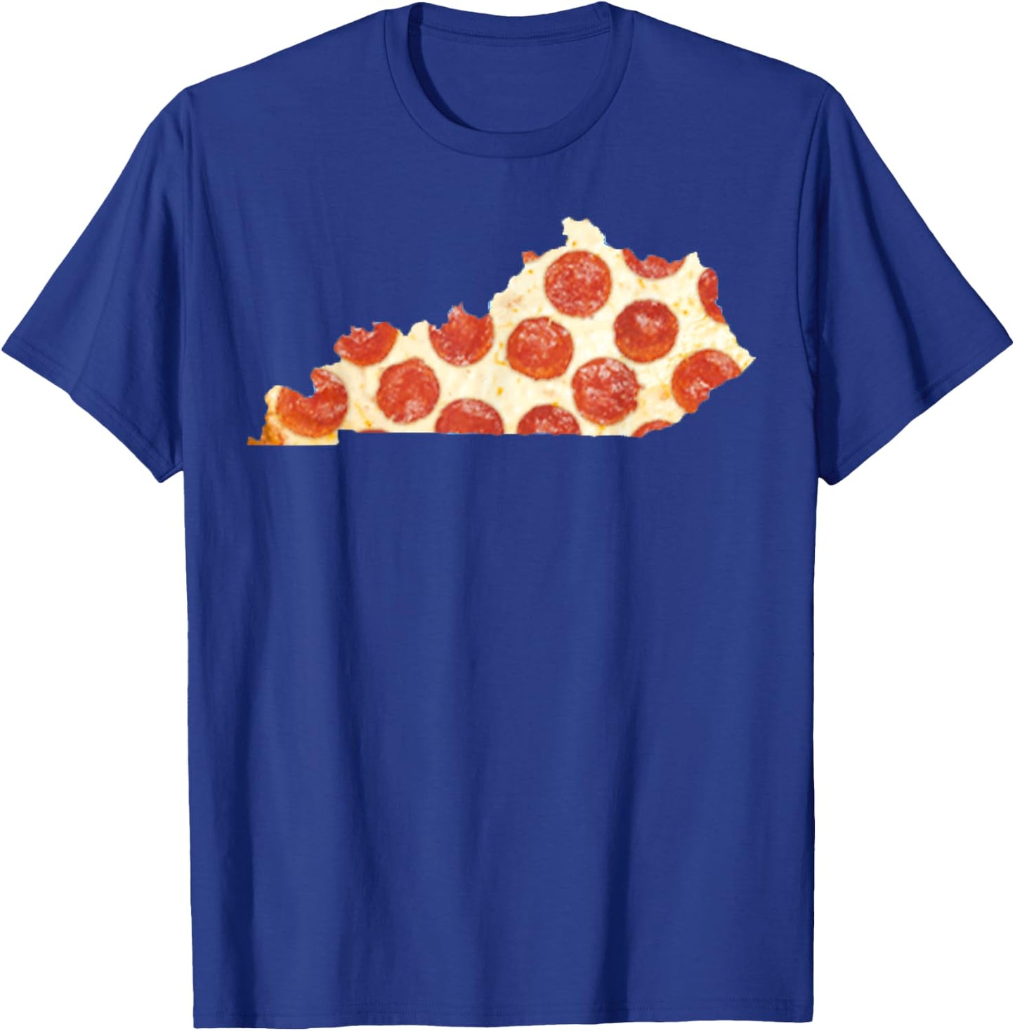Kentucky Pizza Shirt Pepperoni Pizza State T-Shirt - T-Shirt | Royal