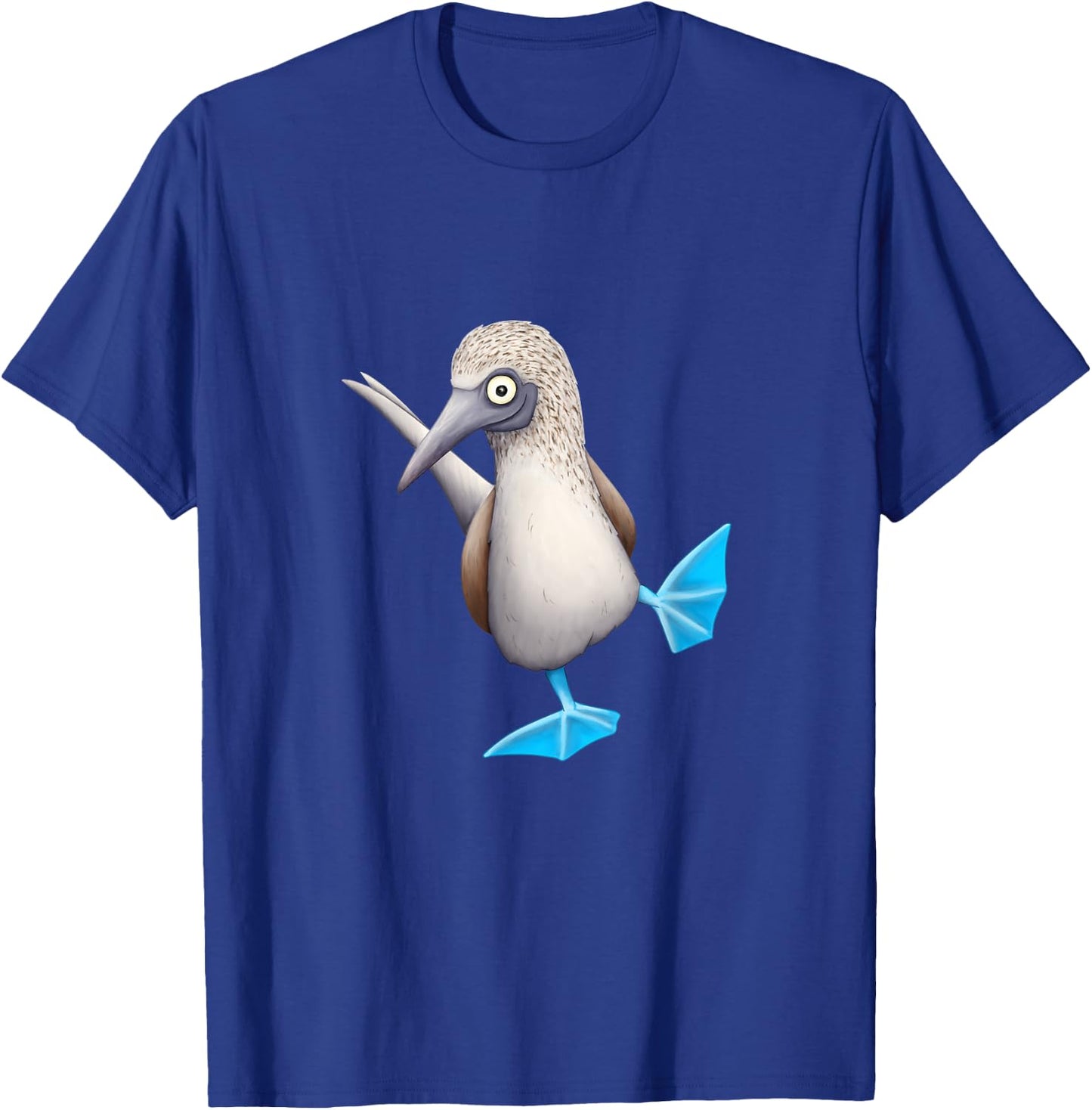 Fancy Dancing Sea Bird Funky Blue Foot Booby T-Shirt - T-Shirt | Royal