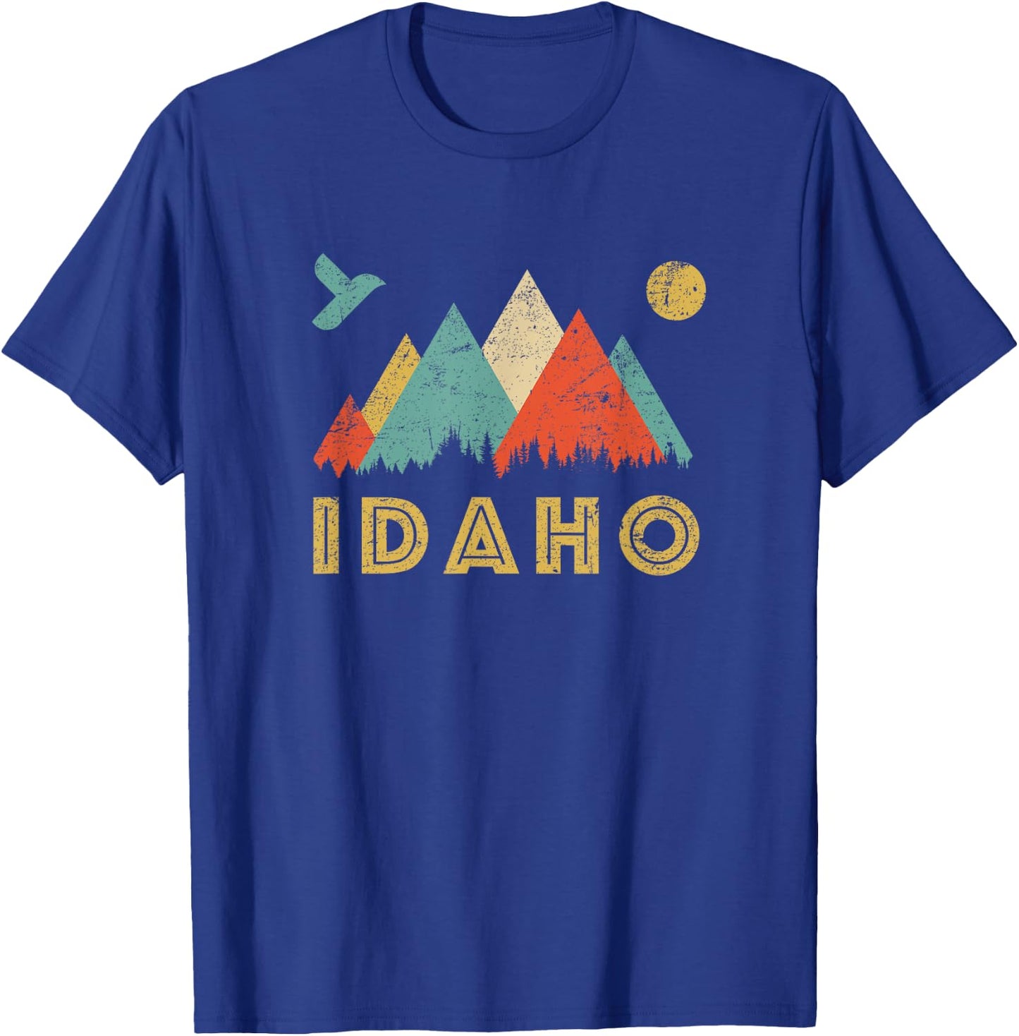 Retro Vintage Idaho Throwback shirt and gift T-Shirt - T-Shirt | Royal