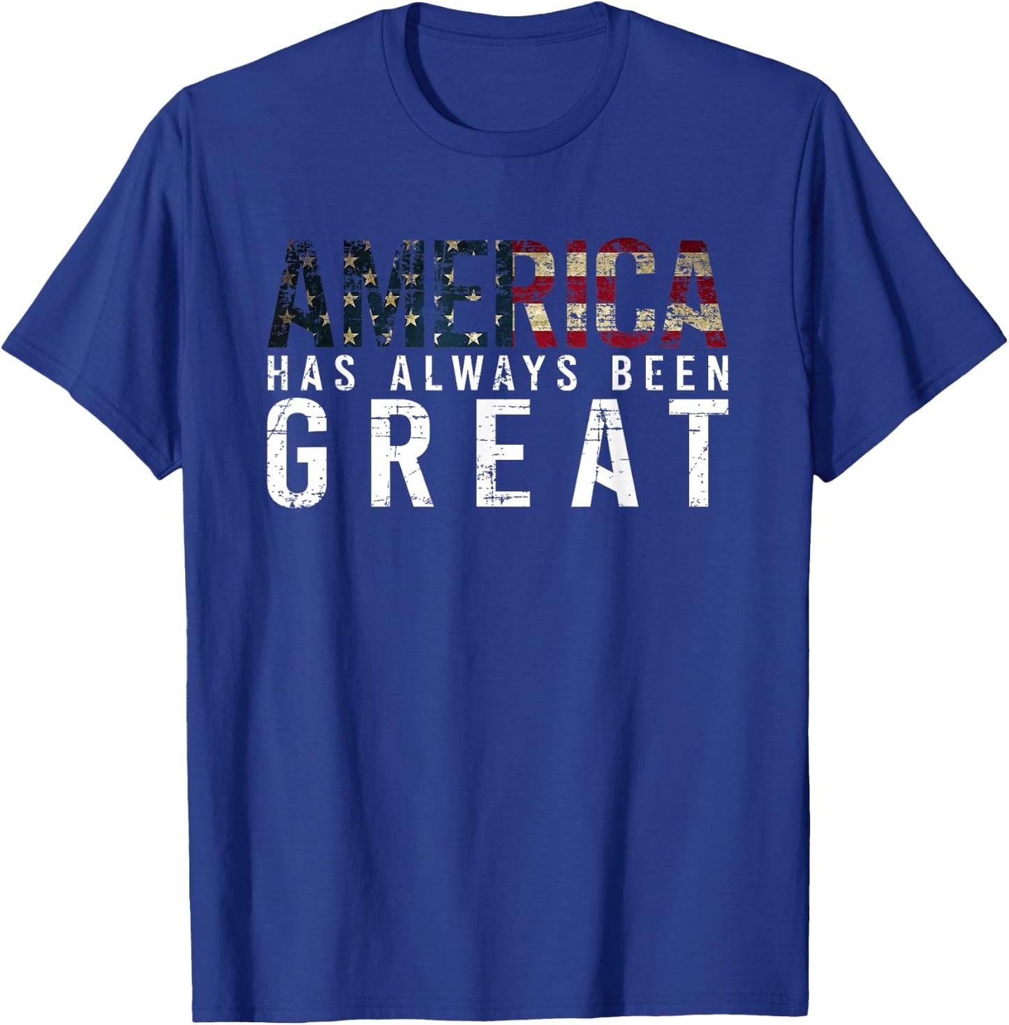 America Has Always Been Great vote USA Flag Gift Kids Men T-Shirt - T-Shirt | Royal