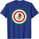 Captain Mexico Shirt Mexican Flag Superhero Shield T-Shirt - T-Shirt | Royal
