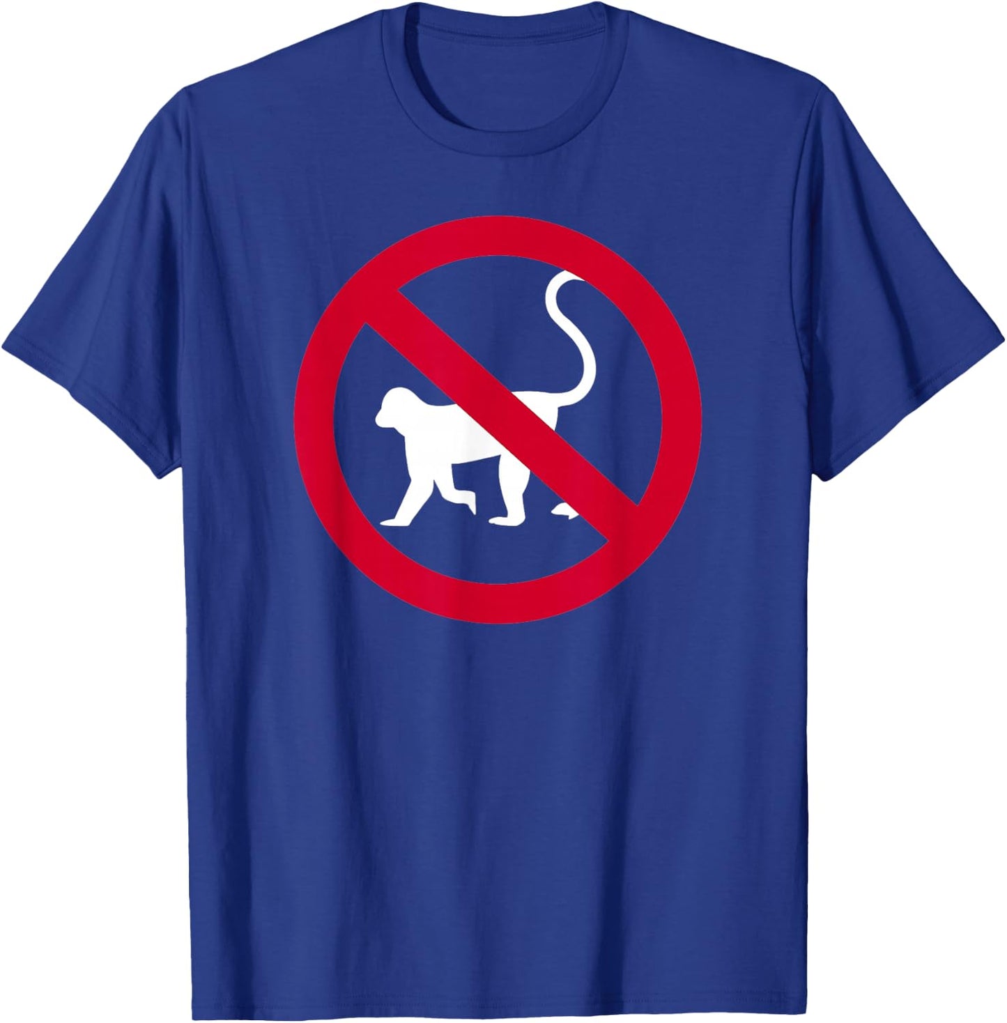 No monkeys T-Shirt - T-Shirt | Royal
