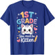 1st Grade You Must Be Kitten Cute Cat Back to School T-Shirt - T-Shirt | Royal