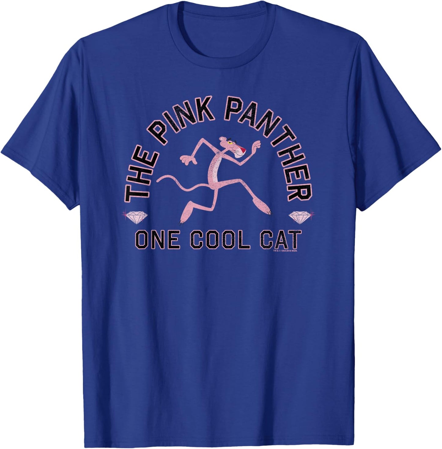 Pink Panther One Cool Cat Tip Toe Portrait T-Shirt - T-Shirt | Royal
