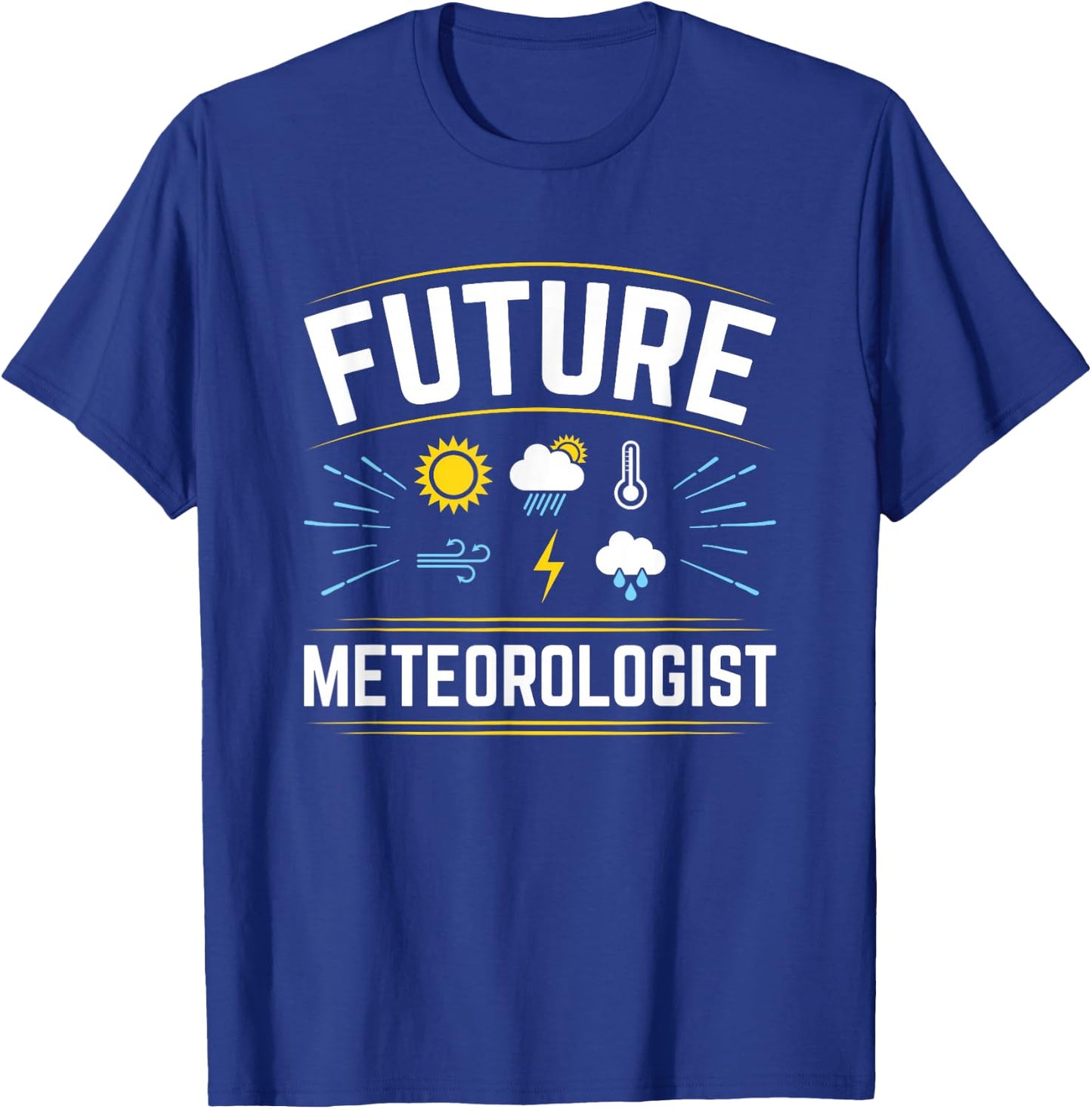 Future Meteorologist Weather Forecast Meteorology Kids T-Shirt - T-Shirt | Royal