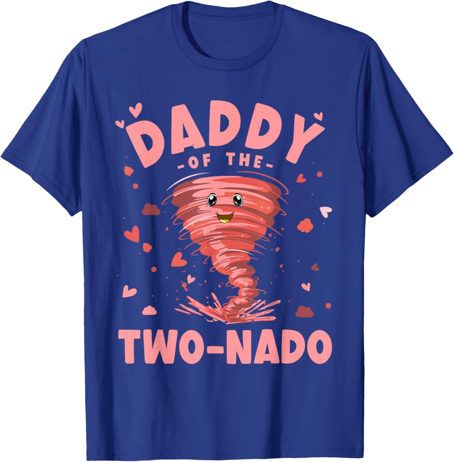 Daddy of the Two-Nado | Party 2nd Birthday | Tornado Dad T-Shirt - T-Shirt | Royal
