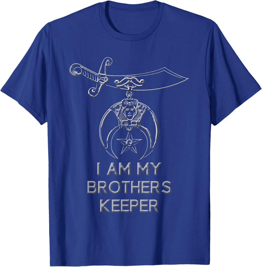 I Am My Brothers Keeper Mason Shriner T-Shirt - T-Shirt | Royal