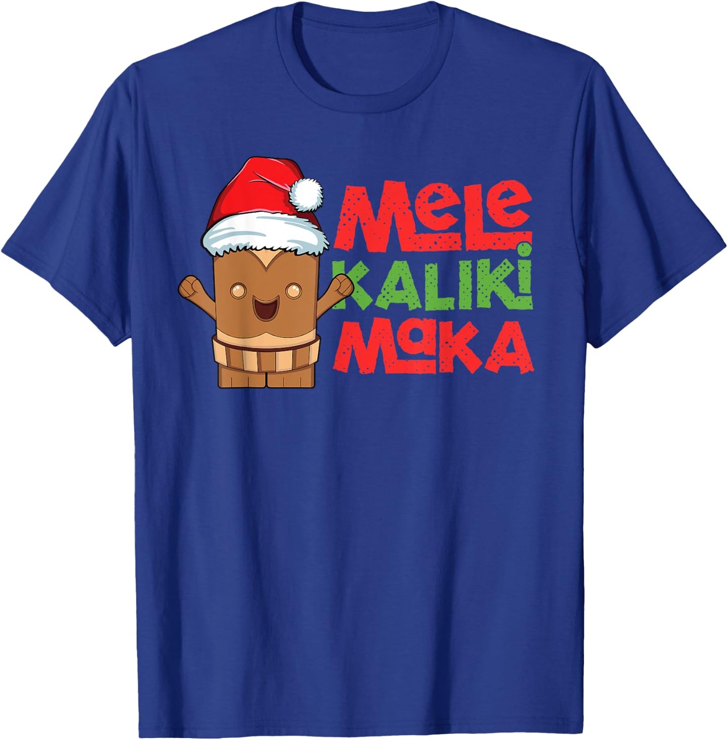Mele Kalikimaka Hawaiian Christmas Tiki Hawaii Kids Boys T-Shirt - T-Shirt | Royal