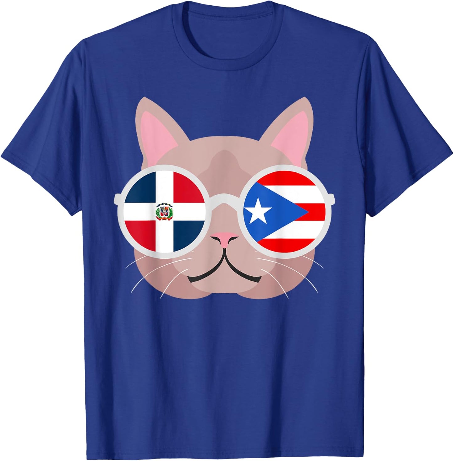 Dominirican Dominican Republic Puerto Rican Flag Pride T-Shirt - T-Shirt | Royal