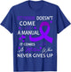 RETT SYNDROME Doesn't Come With A Manual T-Shirt - T-Shirt | Royal