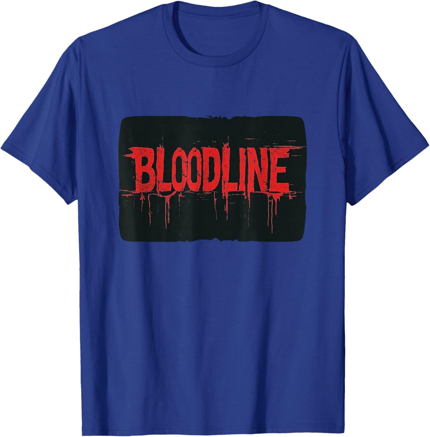 Funny Bloodline Graphic T-Shirt - T-Shirt | Royal