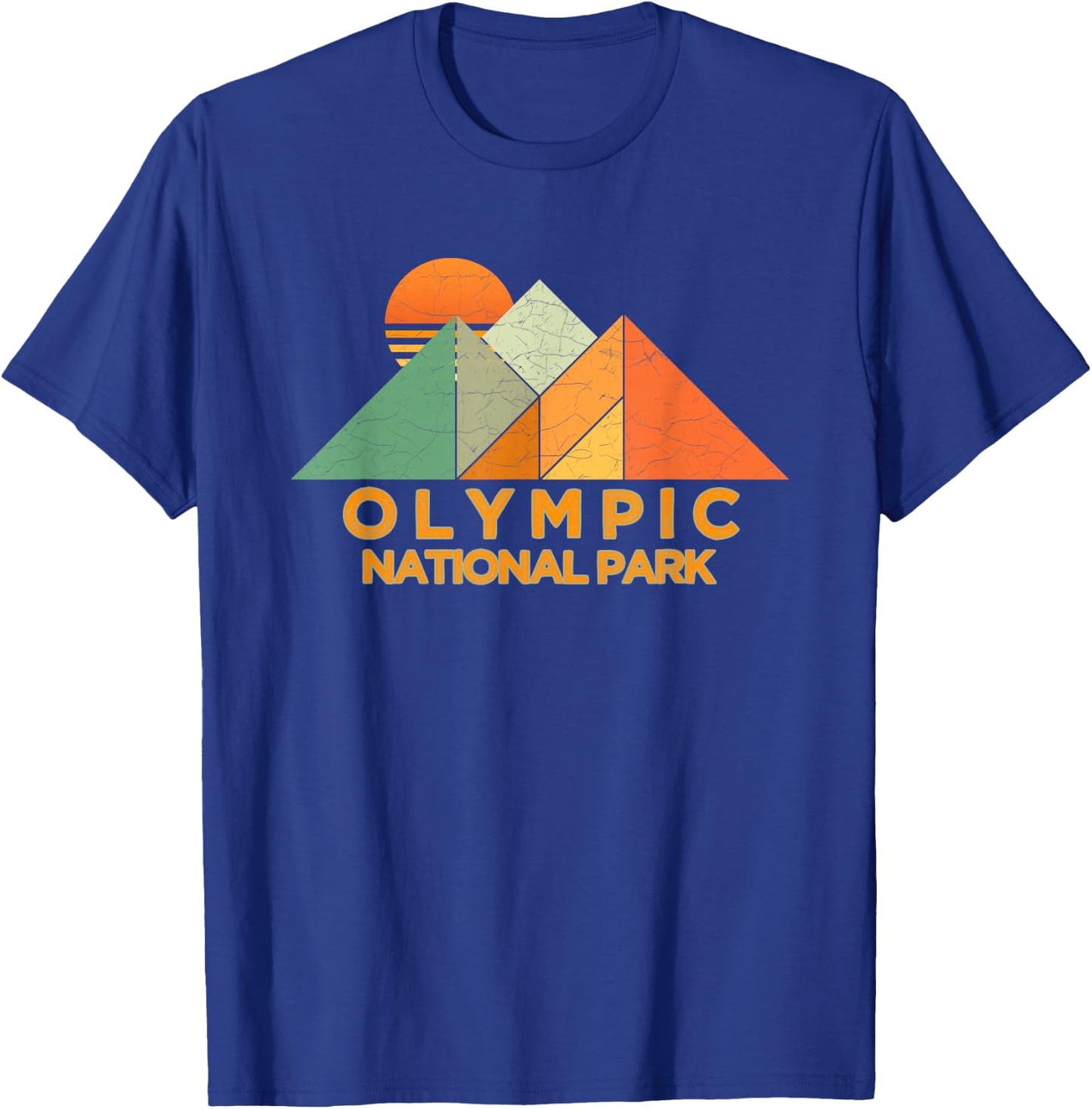 Retro Vintage Olympic Shirt National Park Shirt T-Shirt - T-Shirt | Royal