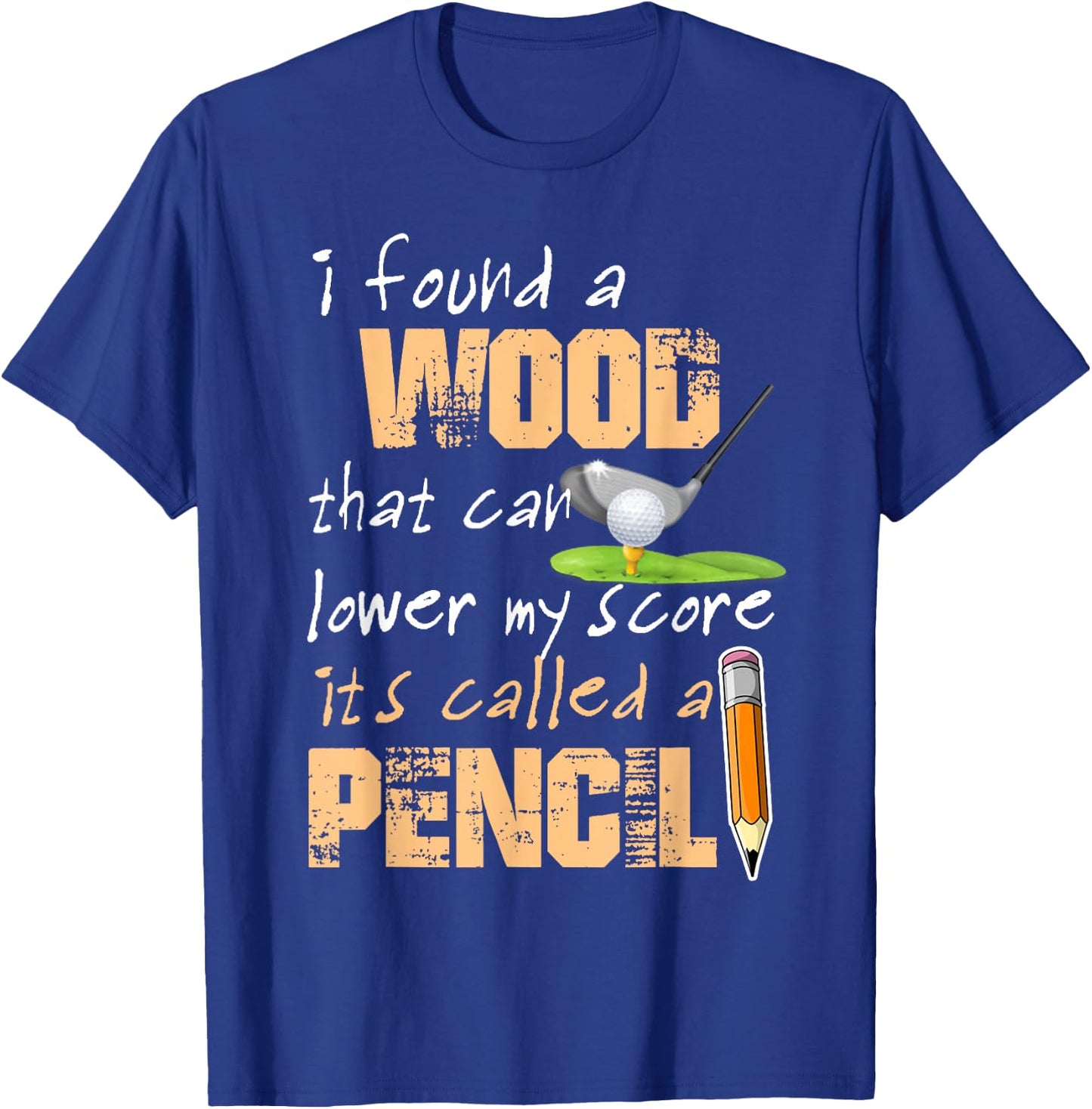Funny Golf Score T-Shirt - T-Shirt | Royal