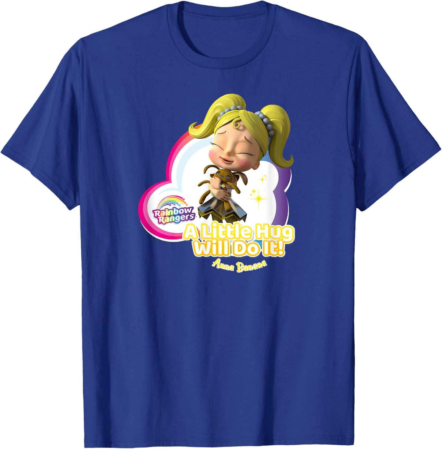 Rainbow Rangers Anna Banana "A Little Hug" T-Shirt - T-Shirt | Royal