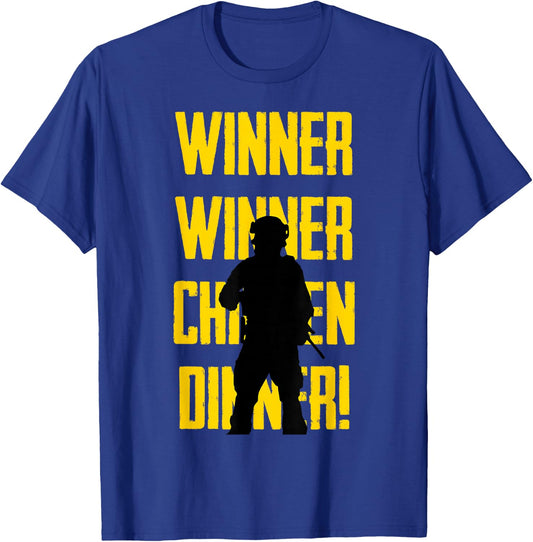Winner Chicken Dinner BR Gaming Royale T-Shirt - T-Shirt | Royal