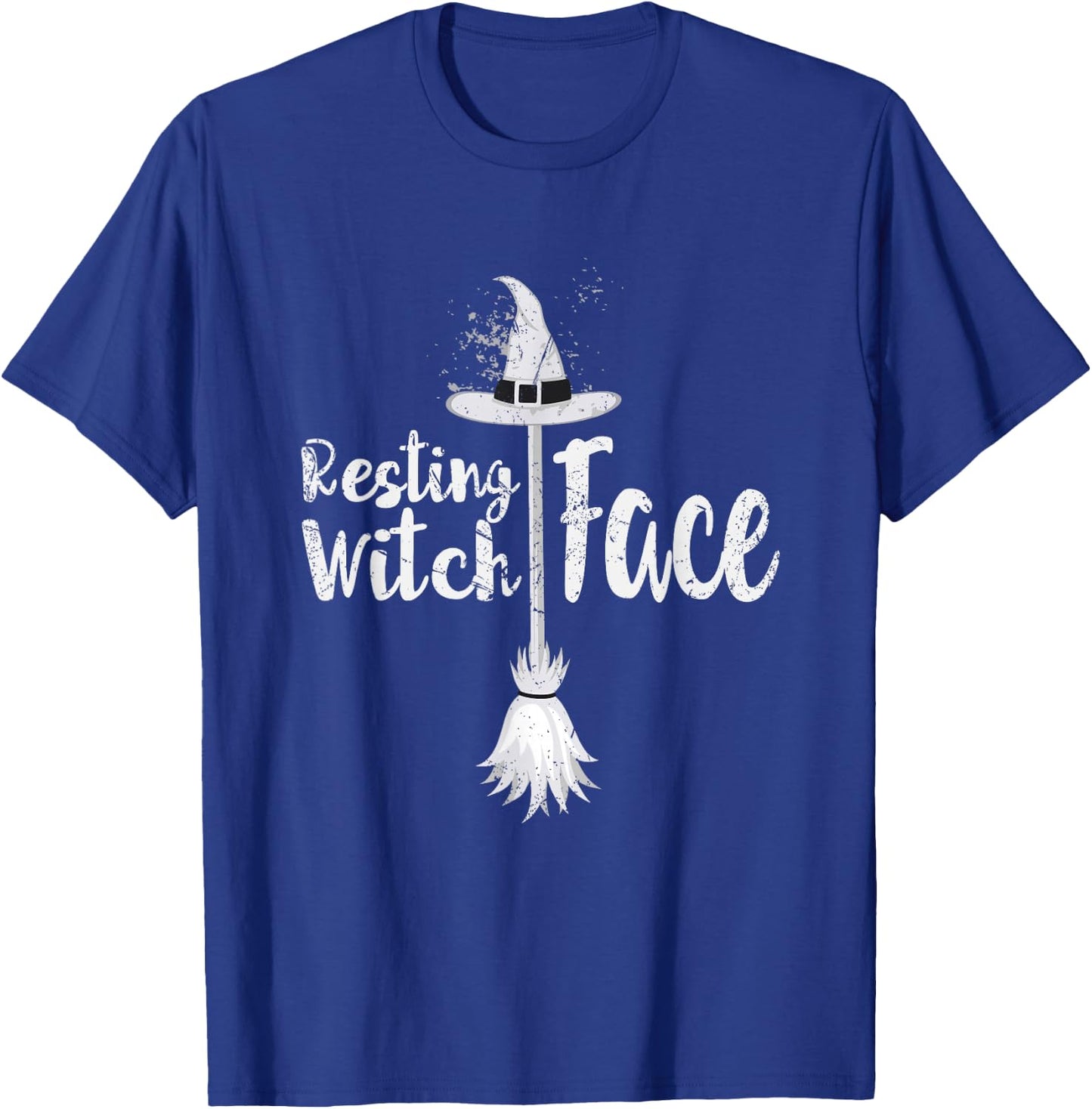 Resting Witch Face Shirt | Original Halloween Shirt T-Shirt - T-Shirt | Royal