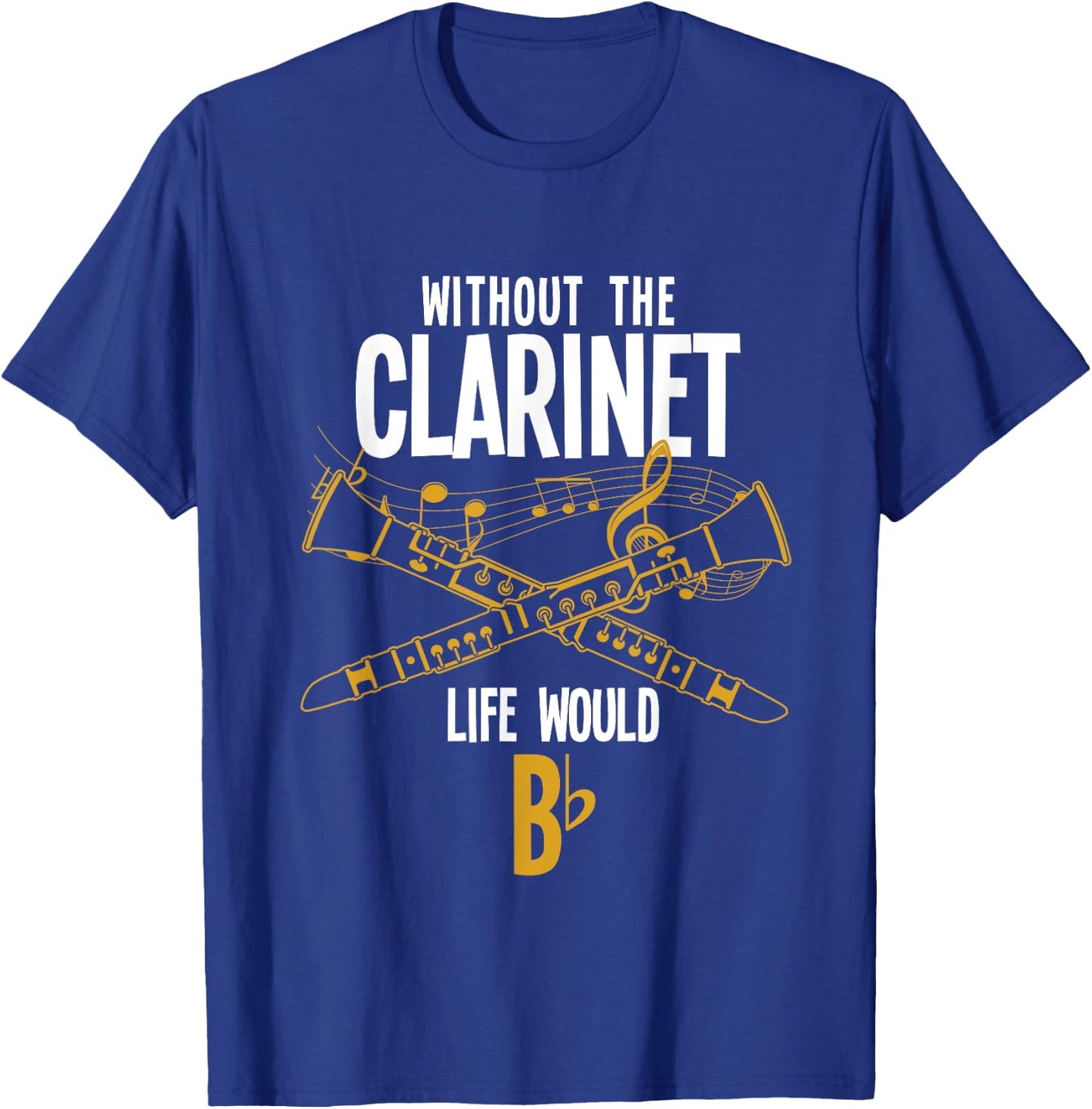 Music Musician Clarinetist Gifts Clarinet T-Shirt - T-Shirt | Royal