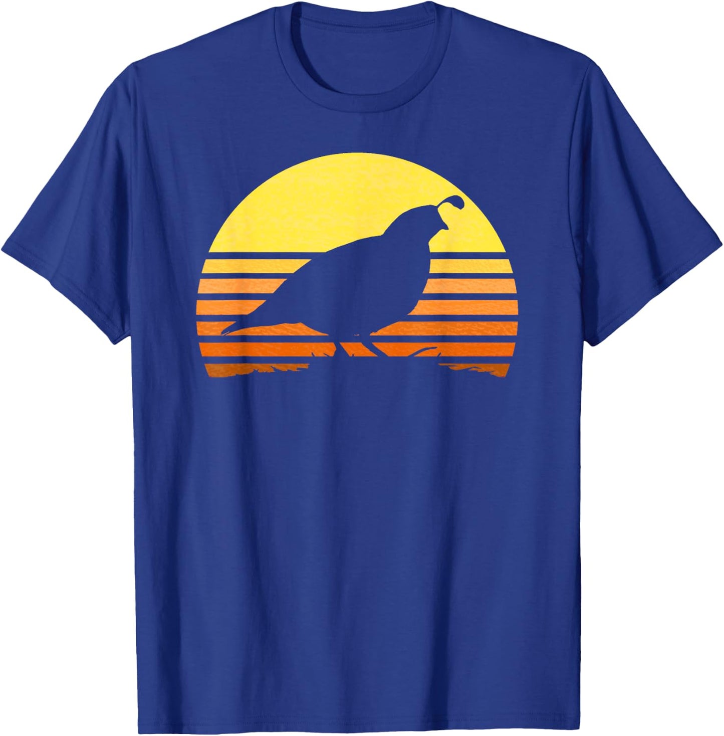 Quail Hunting Upland Bird Game Hunter Shooting Sports Gift T-Shirt - T-Shirt | Royal