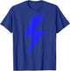 Bolt Lightning Blue Thunderbolt Team T-Shirt - T-Shirt | Royal