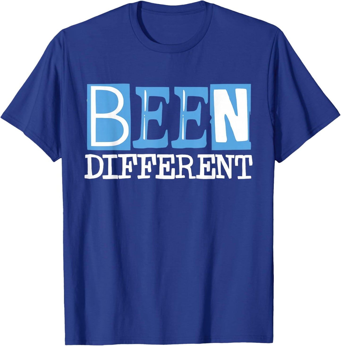 University Blue Black White Match T-Shirt - T-Shirt | Royal