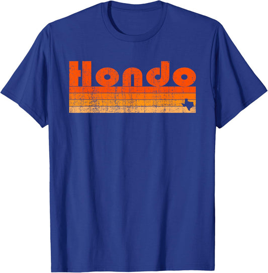 Retro 80s Style Hondo TX T-Shirt - T-Shirt | Royal