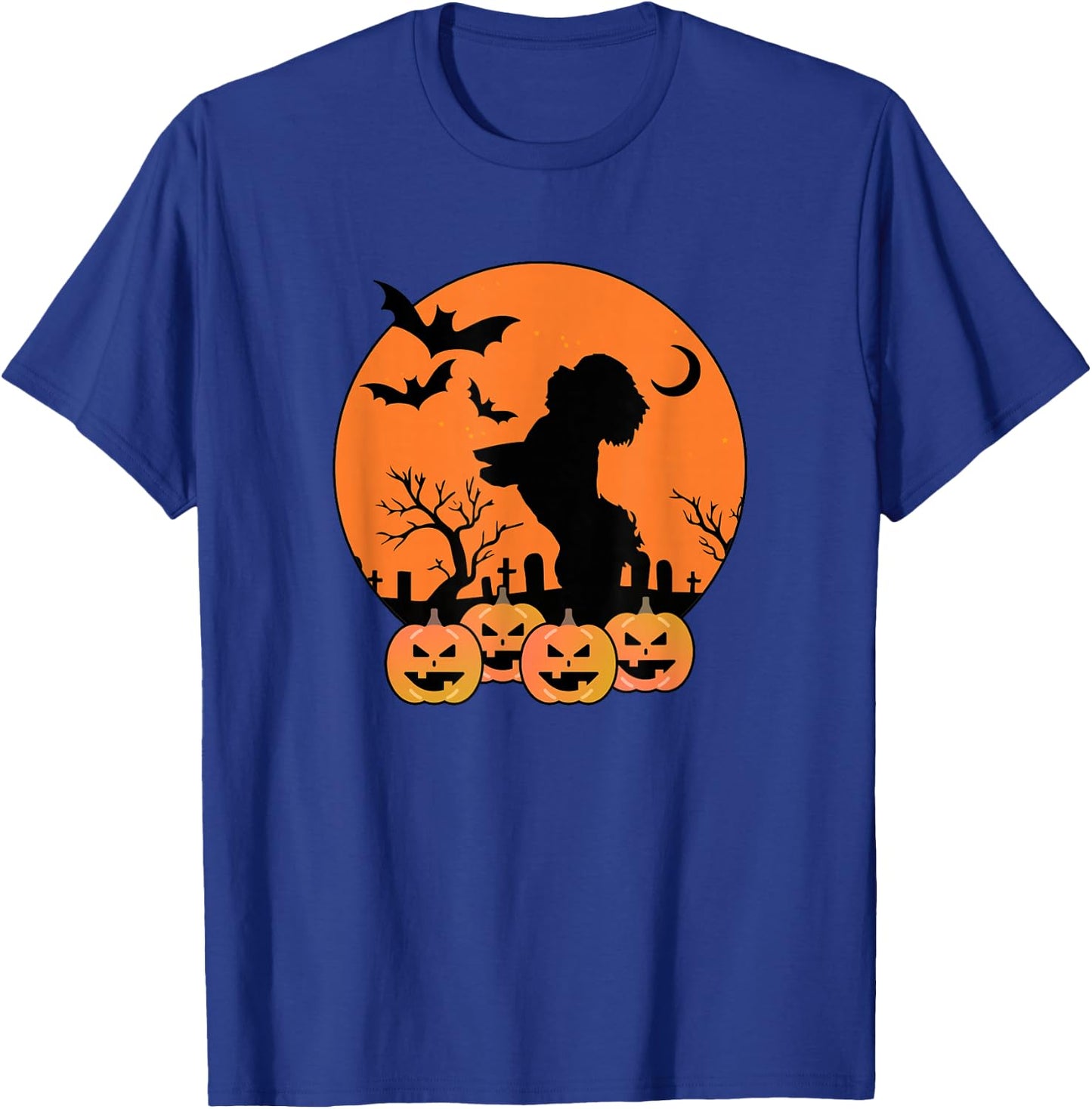 Dabbing Shih Tzu Halloween Dab Dance Dog Shirt Women Kids T-Shirt - T-Shirt | Royal