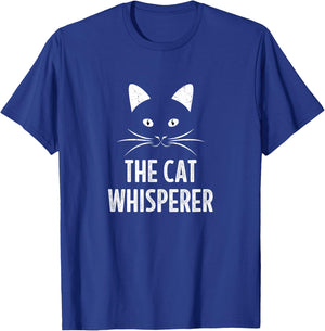 The Cat Whisperer - Vintage Style T-Shirt - T-Shirt | Royal