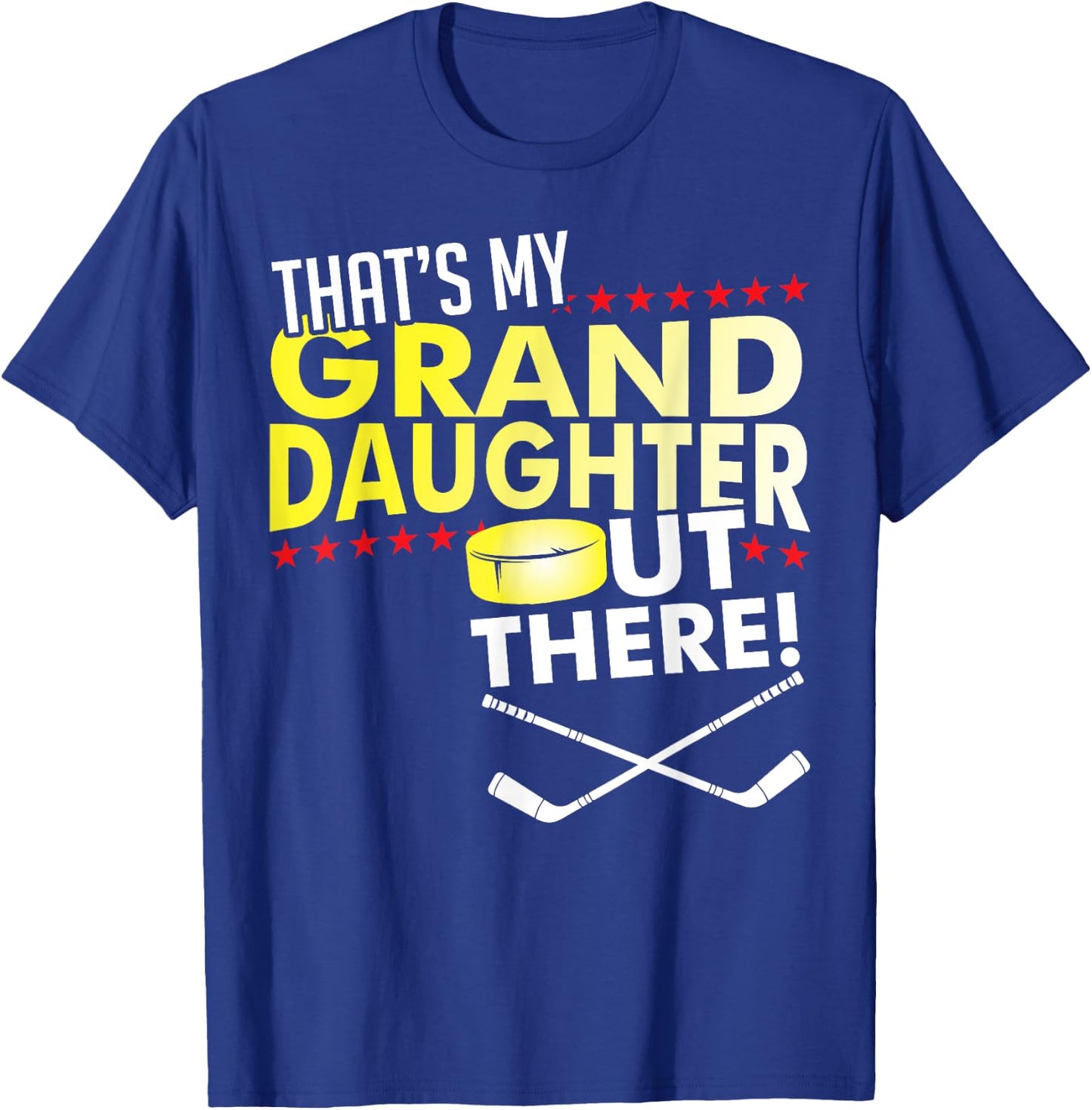 Meine Enkelin - Ice Hockey-Grandpa & Oma T-Shirt - T-Shirt | Royal