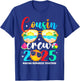 Cousin crew 2025 Summer Vacation Beach Family Trips Matching T-Shirt - T-Shirt | Royal