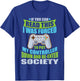 Put Controller Down Re-Enter Society Funny Gamer T-Shirt - T-Shirt | Royal